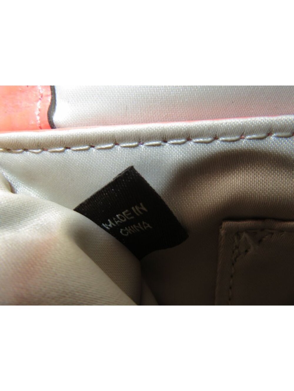 Coach Kristen Coral Patent Leather Flap Large Wristlet Wallet Clutch - Picture 16 of 16